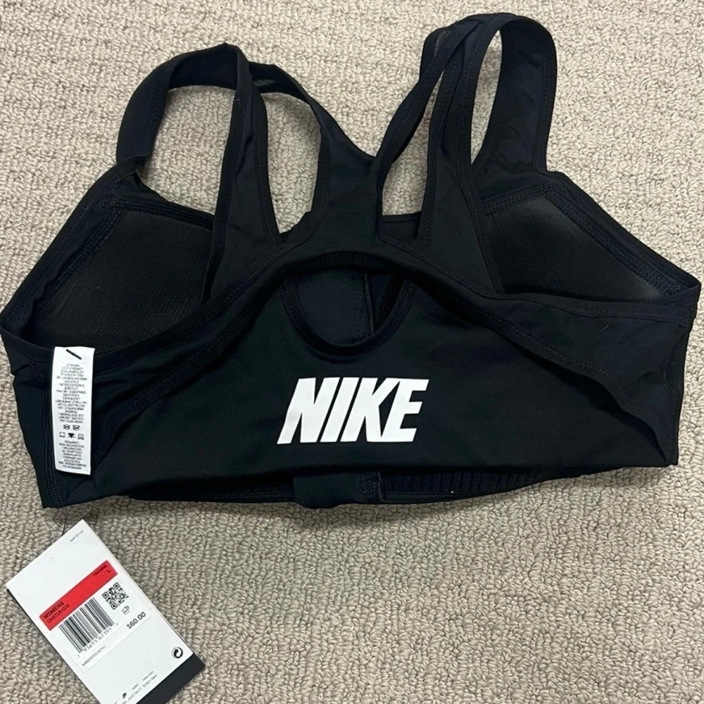 Nike Women’s Training Zip Up Sports Bra - Picture 4 of 4